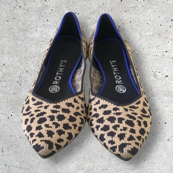 Rothy’s The Point Ballet Flat In Cheetah Print - Picture 5 of 13